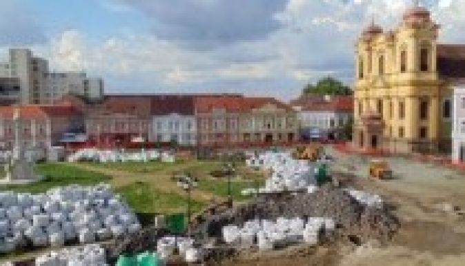 Lassan halad Temesvár központjának felújítása