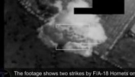 Ezt látják az amerikai pilóták Irak bombázása közben (VIDEÓ)