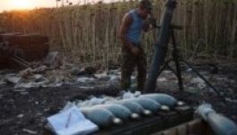 Ukrán katonák rálőttek egy orosz katonai konvojra