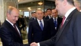 Putyin és Porosenko kezet fogtak Minszkben