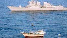 Iráni halászbárkára lőttek egy amerikai hadihajóról