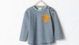 Kivonta üzleteiből a sárga csillagos gyermekblúzát a Zara