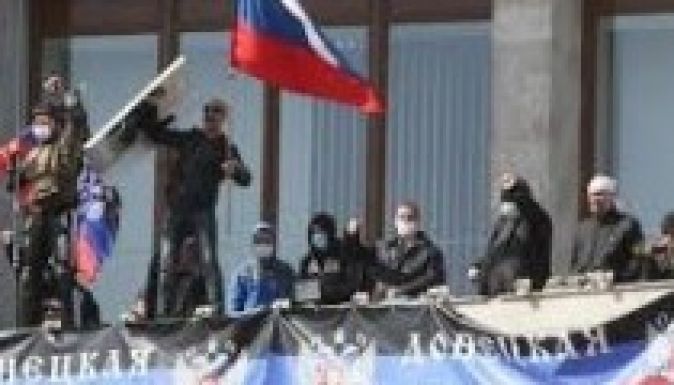 A szakadárok egészen bevették Luhanszk városát