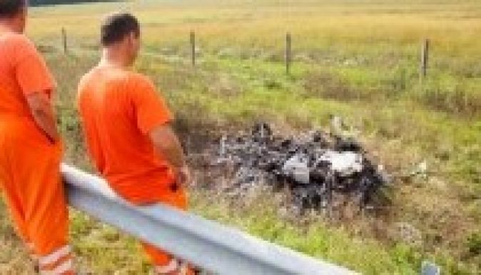 Ez maradt egy Lamborghiniből Magyarországon (FOTÓ)