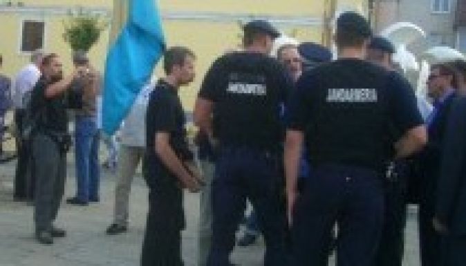 Csendőrök zavarták meg a Skócia függetlenedése mellett tüntetőket