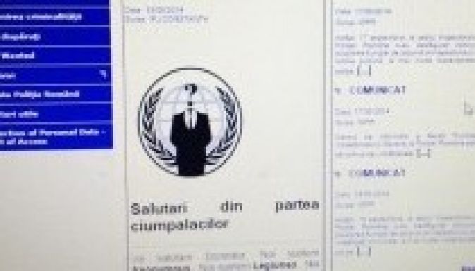 Feltörte a román rendőrség honlapját az Anonymous csoport