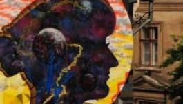 Román street-art művész festett ki egy budapesti tűzfalat