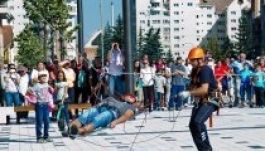 Katasztrófavédelmi bemutató Csíkszeredában