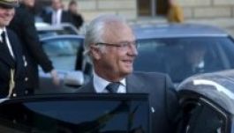 Autóbalesetet szenvedett a svéd király