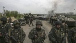 Visszaverték az ukrán katonák az oroszok rohamát a donyecki repülőtérnél