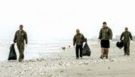 Összeszedték a szemetet az amerikai katonák Konstancán