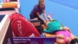 FRISSÍTVE: továbbjutott majd visszalépett Simona Halep