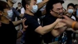 Összetűztek a hongkongi tüntetők és tüntetés-ellenzők