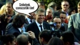 Székelyföldön magyarul is kampányolnak Johannisnak