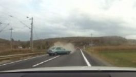 Majdnem a saját halálát filmezte le a sofőr Maros megyében (VIDEÓ)