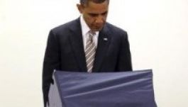 November 4. helyett Obama már most leadta voksát