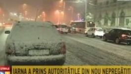 Megviselte Bukarestet az októberi hóvihar