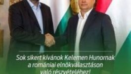 Orbán Viktor sok sikert kívánt az RMDSZ államfőjelöltjének