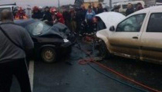 Három autó ütközött Szatmárnémetiben