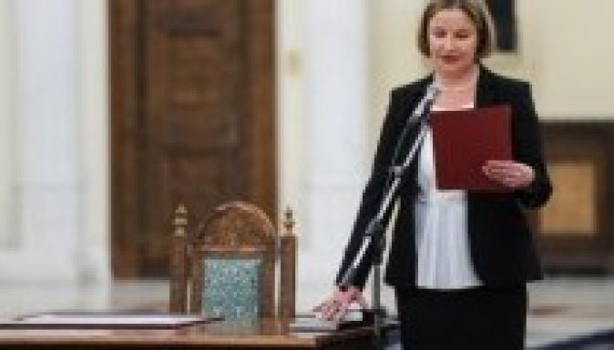 Beiktatták hivatalába Hegedüs Csilla kulturális minisztert