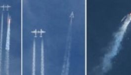 Újabb képek a SpaceShipTwo katasztrófájáról