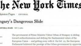 Keményen nekiment az Orbán-kormánynak a New York Times