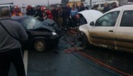 Három autó ütközött Szatmárnémetiben