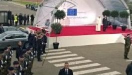 Ferenc pápa ellátogatott az Európai Parlamentbe