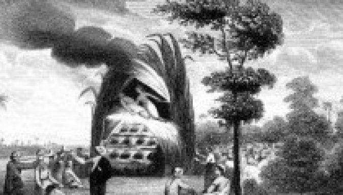 Férje halotti máglyájára vetette magát egy indiai özvegy