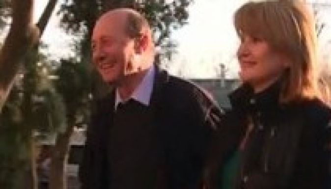 Egy sörözőben búcsúzott az államfői tisztségtől Traian Băsescu (VIDEÓ)