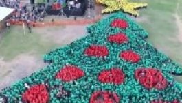 Rekordot döntött egy rendhagyó karácsonyfa (VIDEÓ)