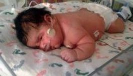 Egy amerikai nő 6 kilós lányt szült