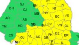 Sárga jelzésű riasztás: visszatér a tél Székelyföldre is