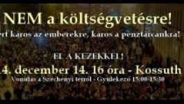 „Dühös magyarok” zárják le vasárnap délután Budapest utcáit