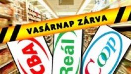Március 15-től zárva maradnak vasárnap a magyar boltok