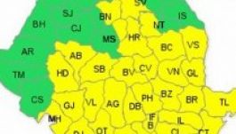 Sárga jelzés Románia 31 megyéjében: végre jön a tél