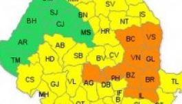 Hóvihar közeleg Moldva és a Déli Kárpátok felé