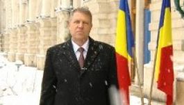 Így kívánt boldog új évet Klaus Johannis (VIDEÓ)