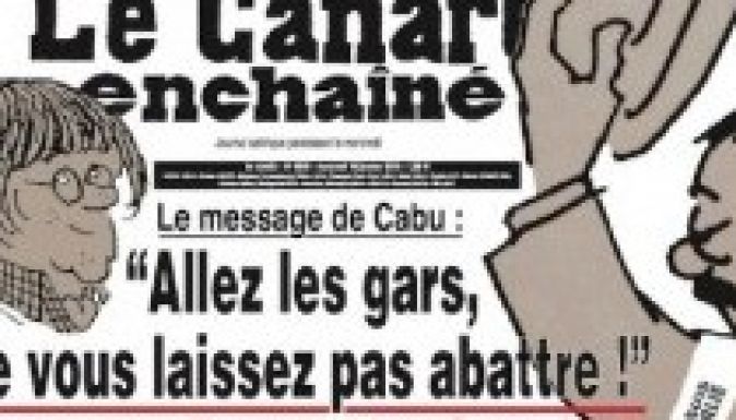 Megfenyegették a Le Canard Enchainé című szatirikus lapot