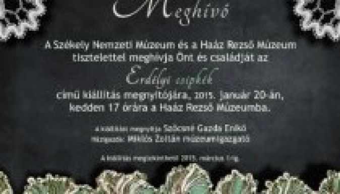 Ritka, régi csipkékből nyílik kiállítás Székelyudvarhelyen