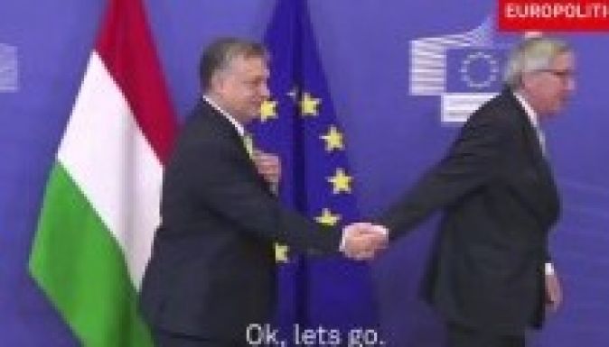 Soha nem látták még ennyire zavarban Orbán Viktort (VIDEÓ)