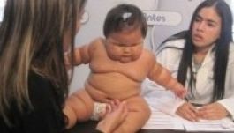 Óriásbébi: tíz hónaposan húsz kilós egy kisbaba (VIDEÓ)