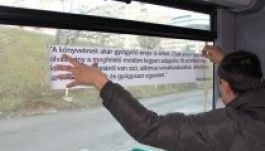 Nem olvashatók magyar szerzők idézetei a kolozsvári buszokon