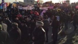 Több tízezres tiltakozó nagygyűlés Groznijban a Mohamed-karikatúrák ellen