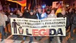 Lipcsében is tüntettek az iszlamizálódás ellen