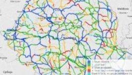 Új interaktív térkép készült a romániai utak állapotáról