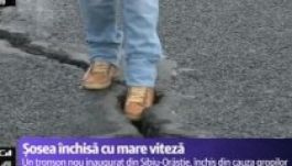 Máris javítani kell a két hónapja átadott autópályát (VIDEÓ)