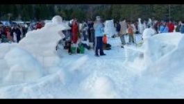 Mátyás király legendáját elevenítik fel szlovén hószobrászok