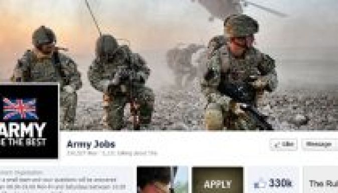 Tavasztól a brit hadsereg a Facebookon lendül harcba