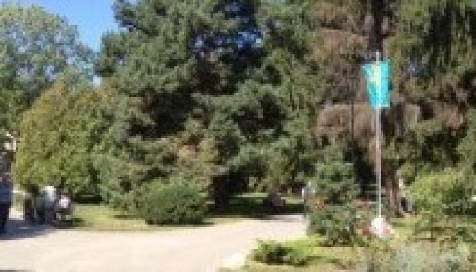 Eltávolították a székely zászlót a sepsiszentgyörgyi parkból